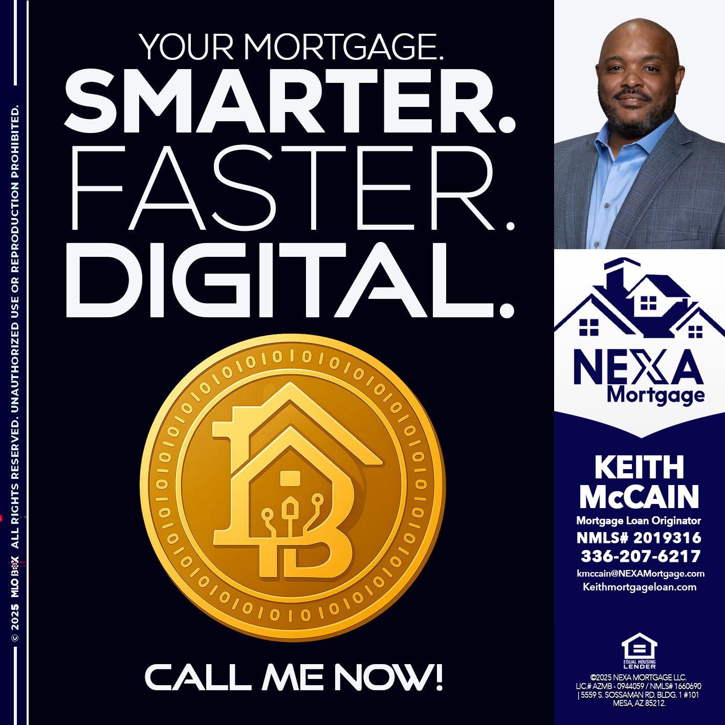 YOUR MORTGAGE - Keith Mccain -Mortgage Loan Originator
