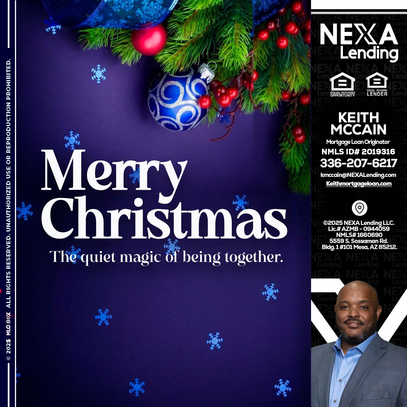 merry christmas - Keith Mccain -Mortgage Loan Originator