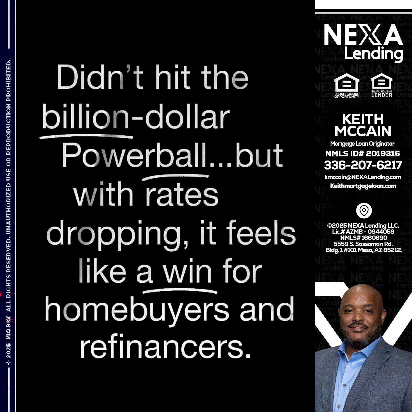 DIDNT HIT - Keith Mccain -Mortgage Loan Originator