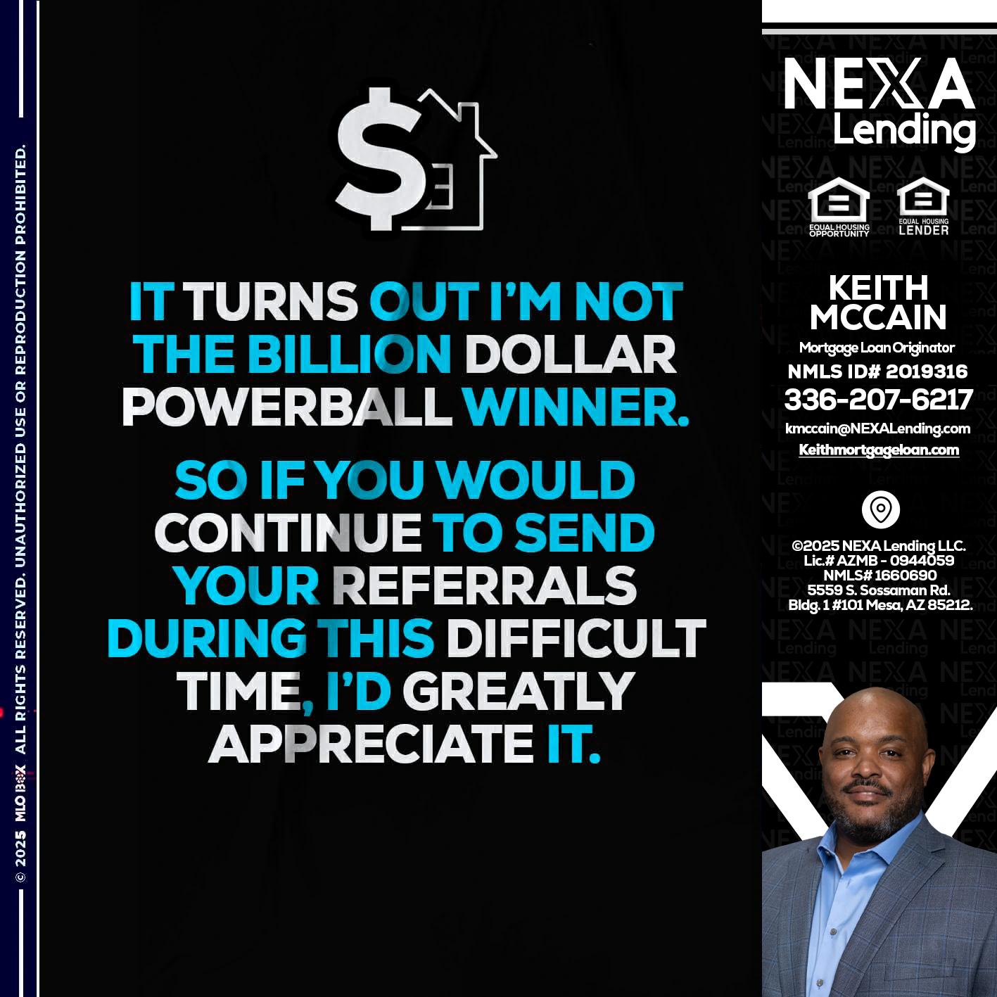 IT TURNS - Keith Mccain -Mortgage Loan Originator