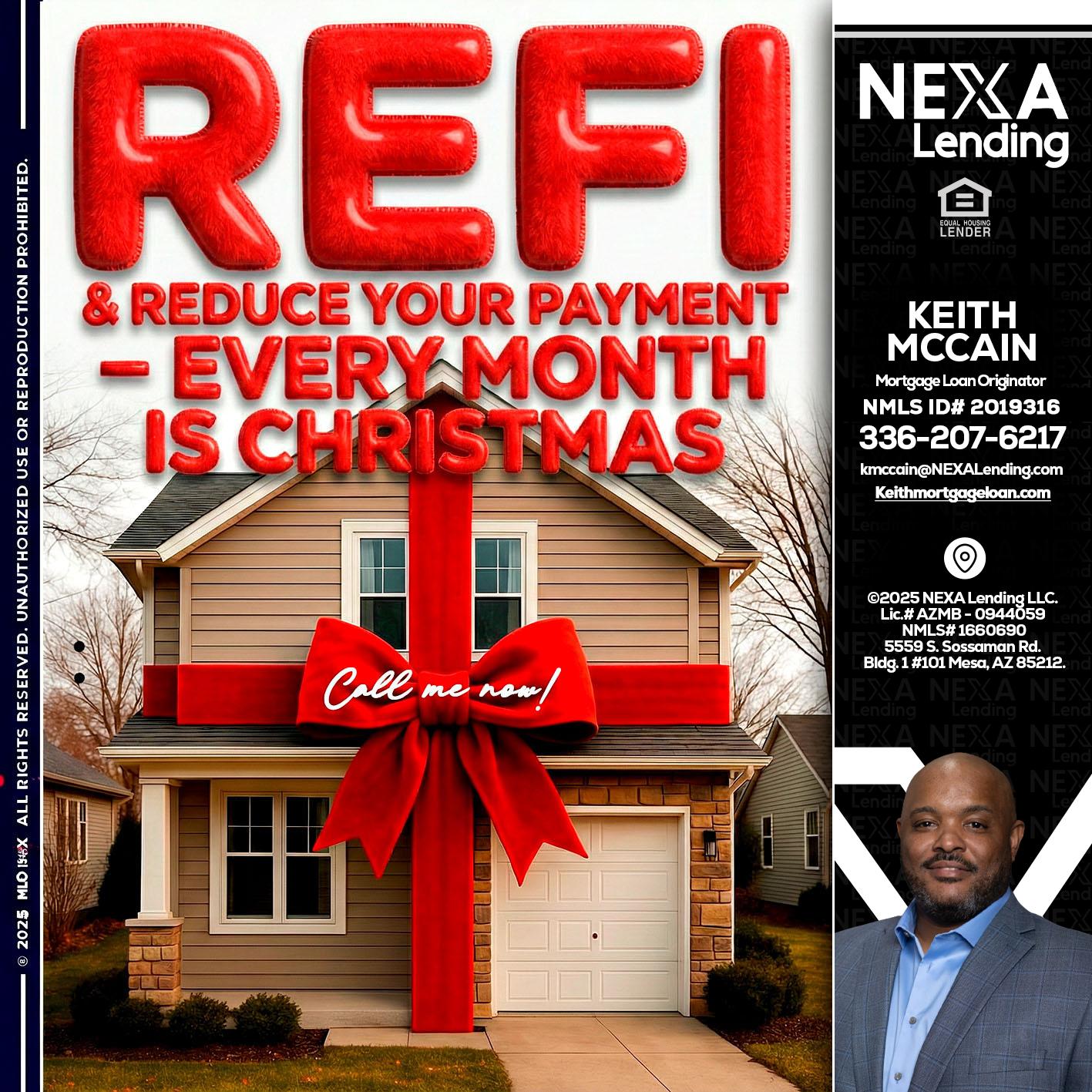 REFI - Keith Mccain -Mortgage Loan Originator