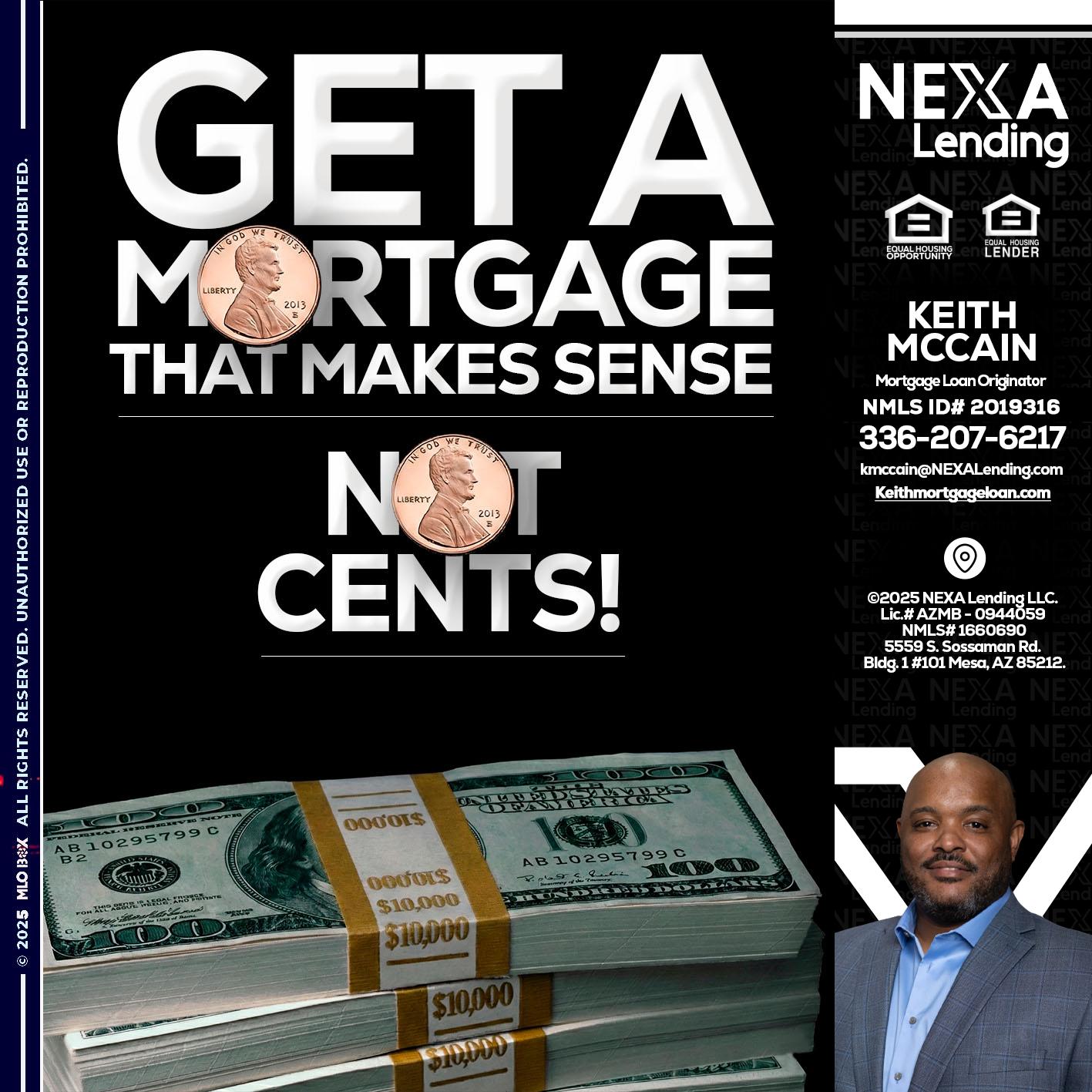 get a mortgage - Keith Mccain -Mortgage Loan Originator