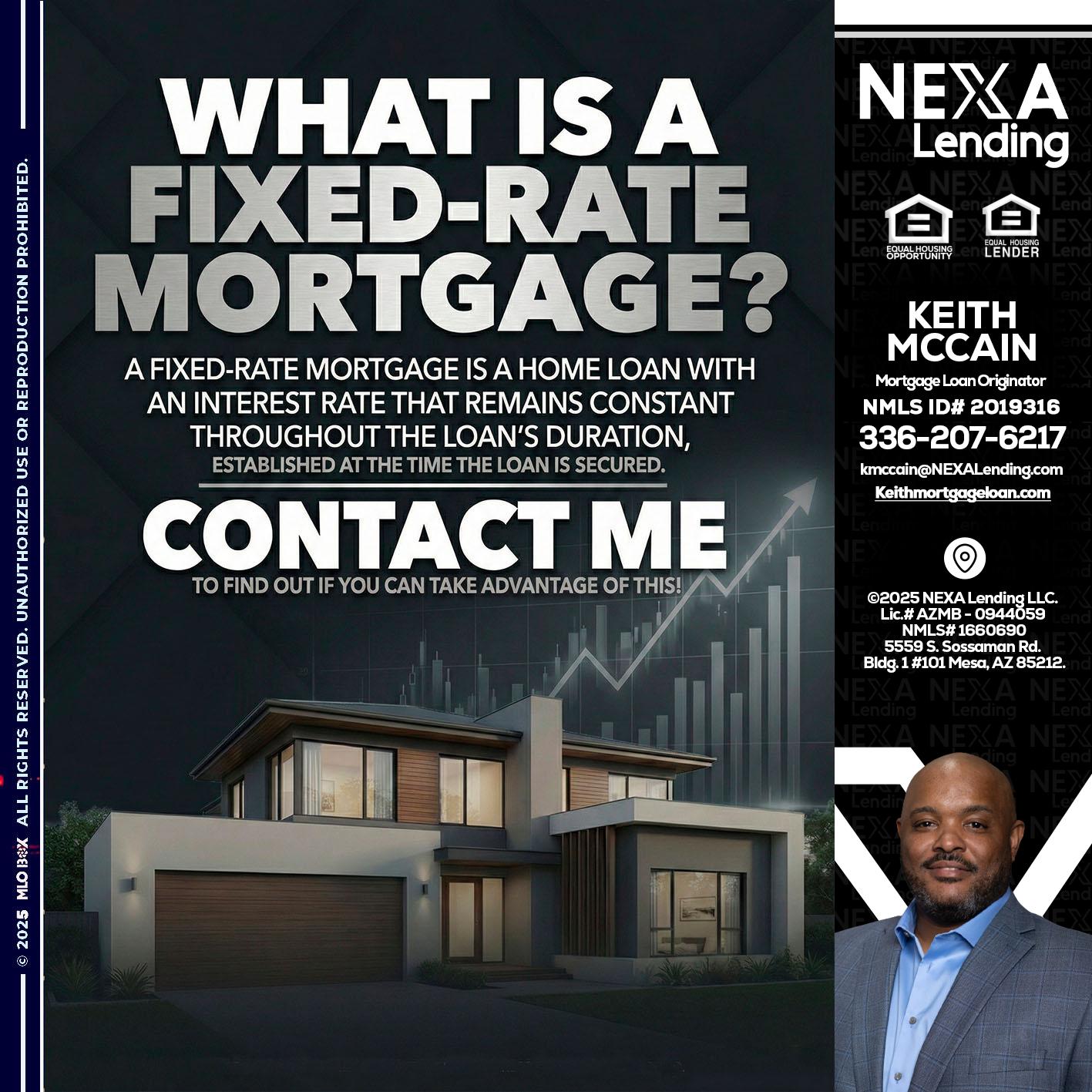 WHAT IS A - Keith Mccain -Mortgage Loan Originator