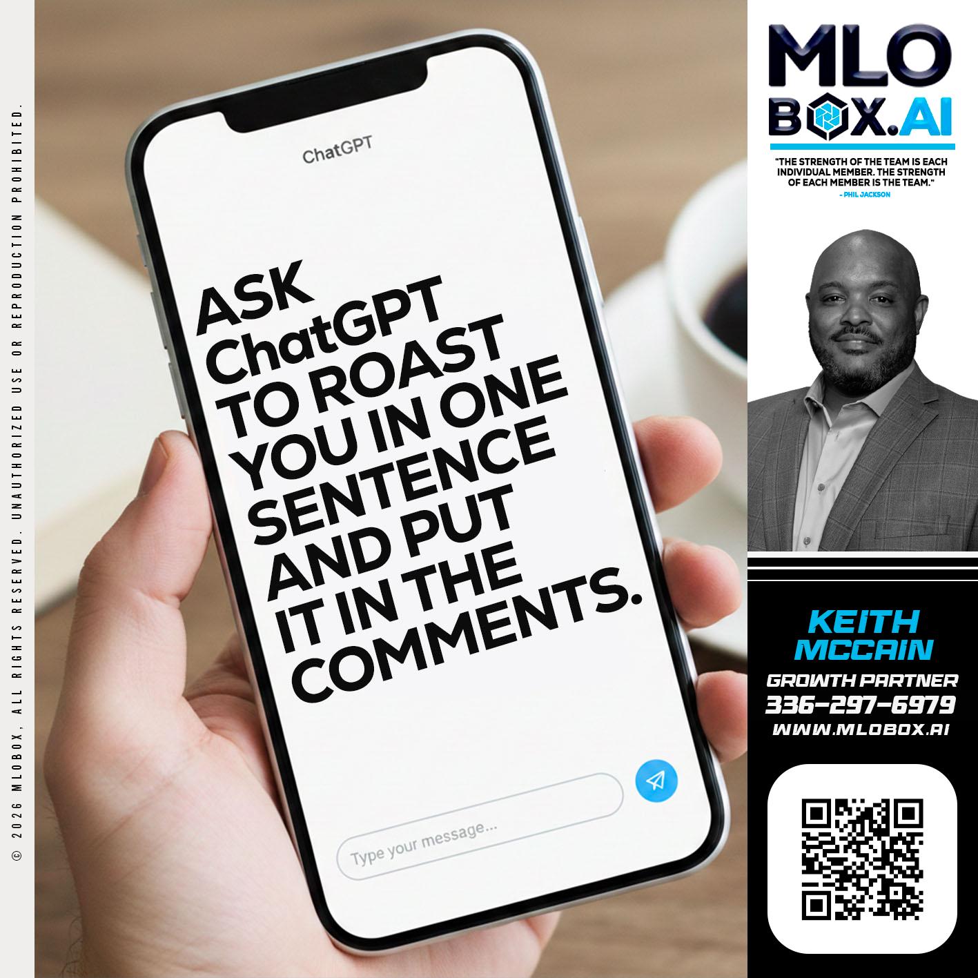 ASK CHAT GPT - Keith lee McCain -Loan Officer