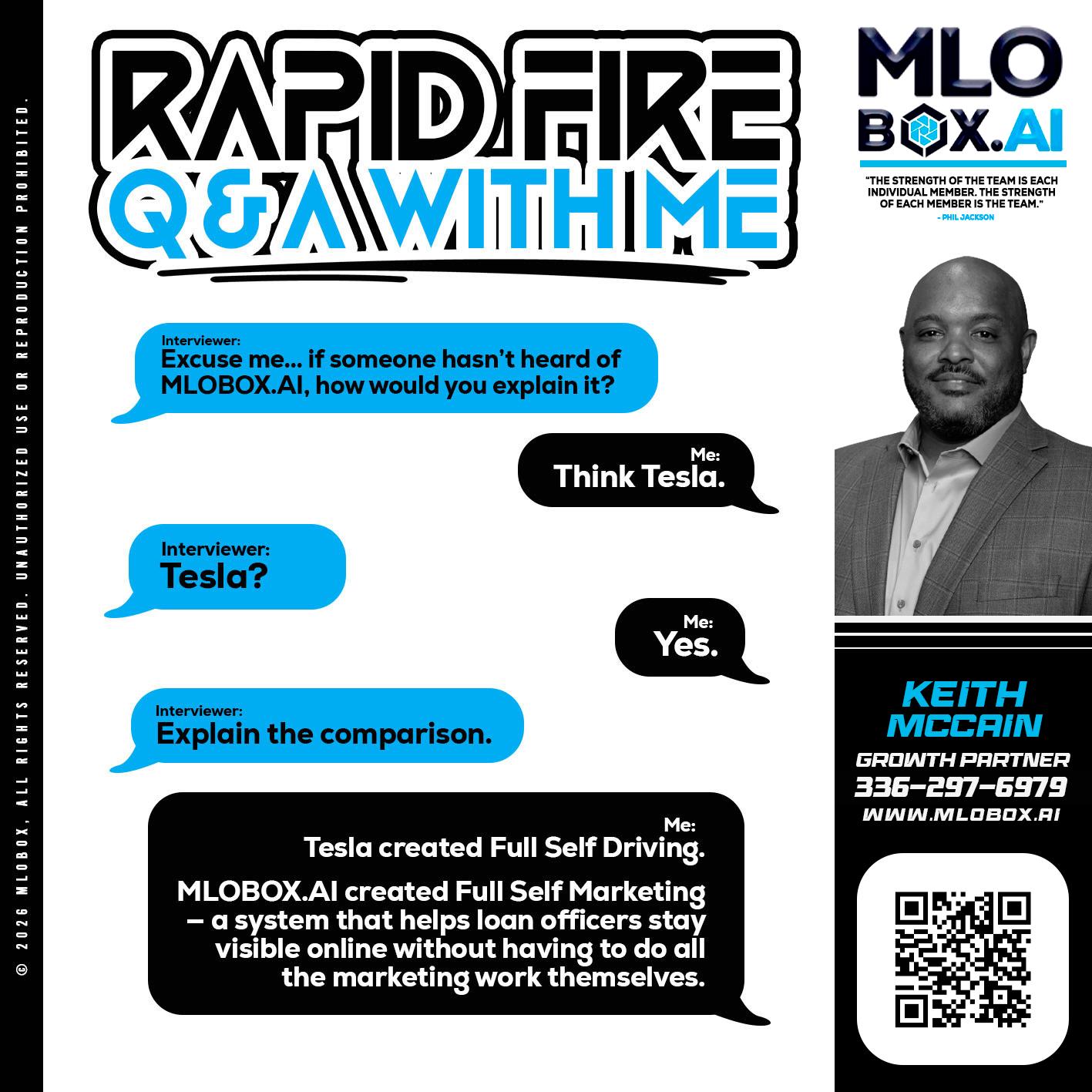 RAPID FIRE Q&A - Keith lee McCain -Loan Officer