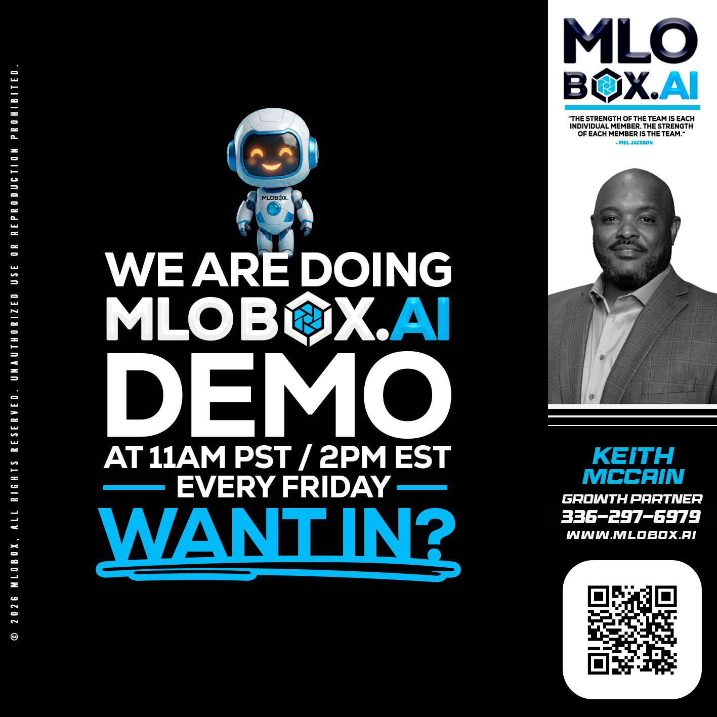 WE ARE DOING - Keith lee McCain -Loan Officer